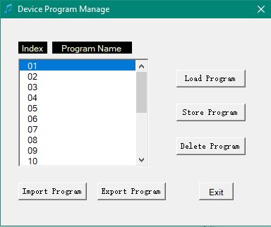 Device Program Manage